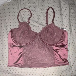 Pink Gilly Hicks corset top